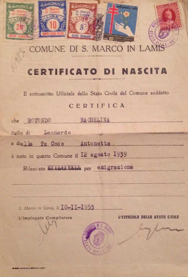 certificat de naissance